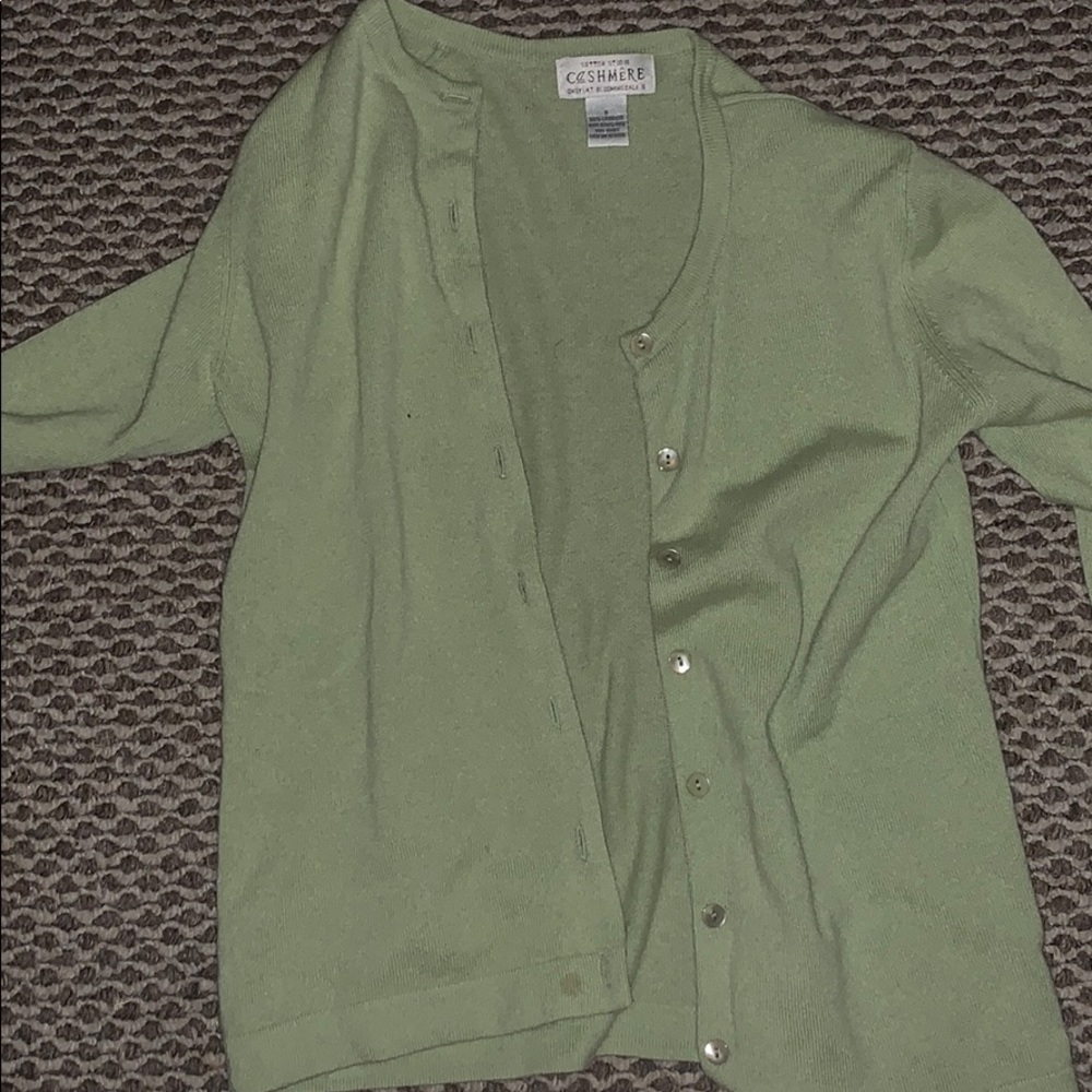 100% CASHMERE BLOOMIES SWEATER